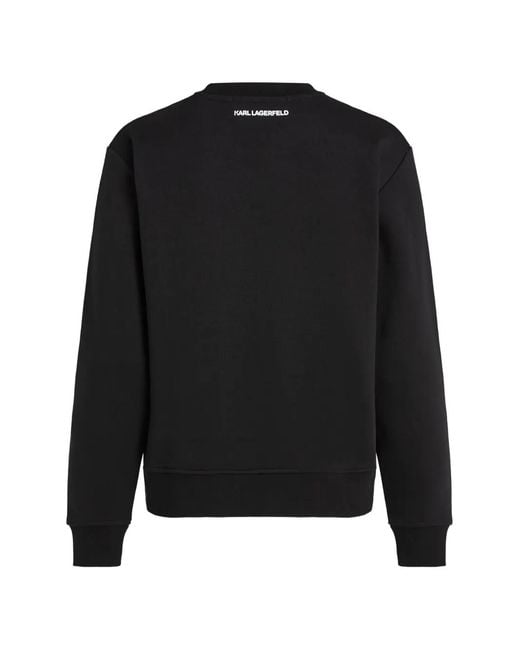 Karl Lagerfeld Black Après Ski Club Sweatshirt