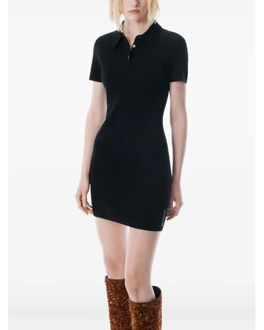Alexander Wang Black Polo Dress