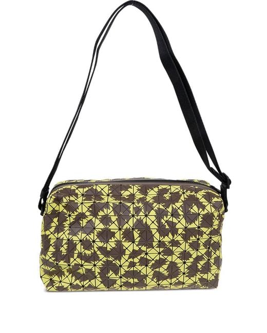 Issey Miyake Metallic Geometric-Patterned Shoulder Bag
