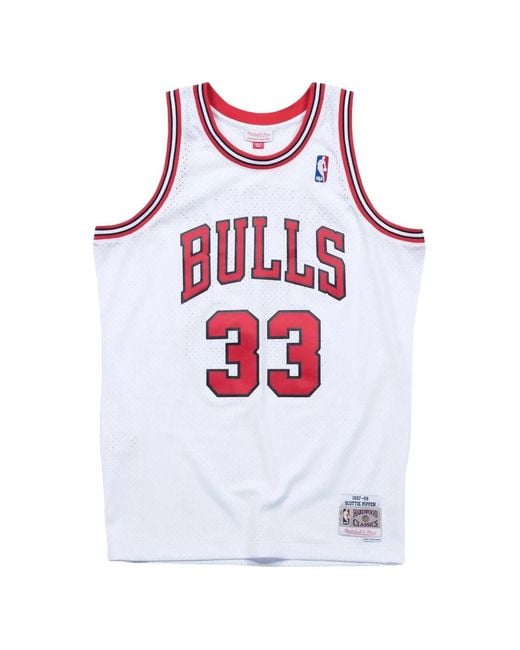 Mitchell & Ness White X Nba Scottie Pippen Swingman 1997-98 Chicago Bulls Tank Top for men