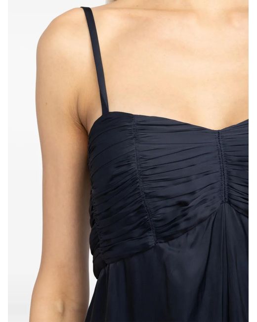Zadig & Voltaire Blue Rippie Satin Dress