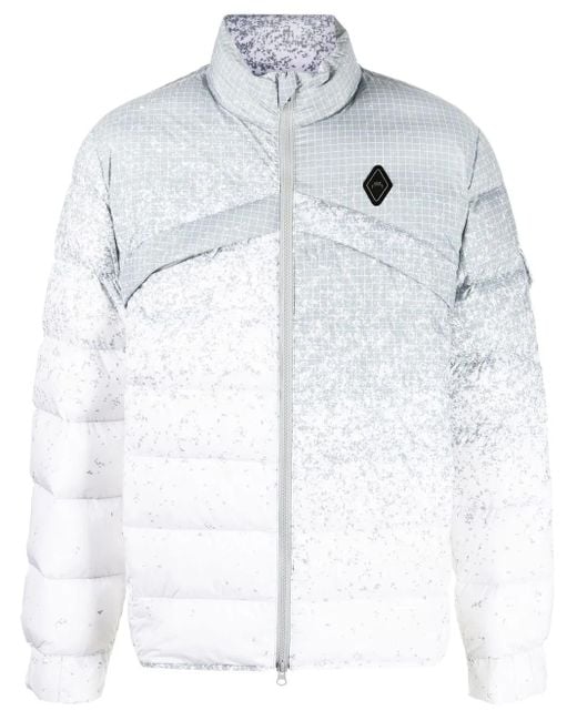 A_COLD_WALL* White * - Logo Printed Padded Jacket for men