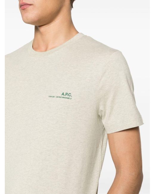 A.P.C. Item T-Shirt in White für Herren