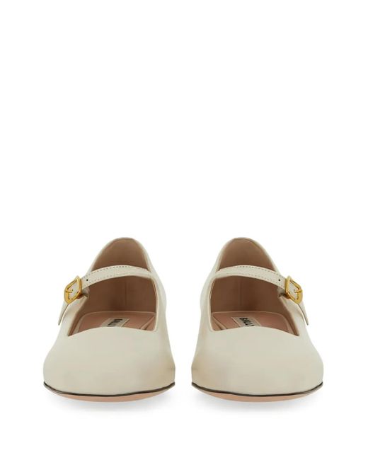 Pumps Con Fibbia 30Mm di Bally in Natural