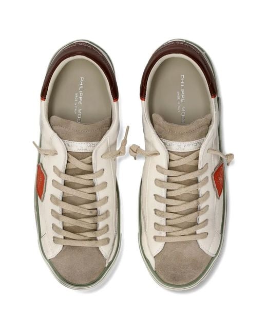 Philippe Model Multicolor Low-Top Sneakers for men