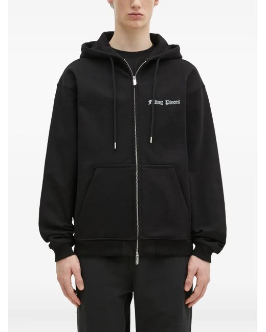 Sudadera con capucha y estampado gráfico Filling Pieces de hombre de color Black