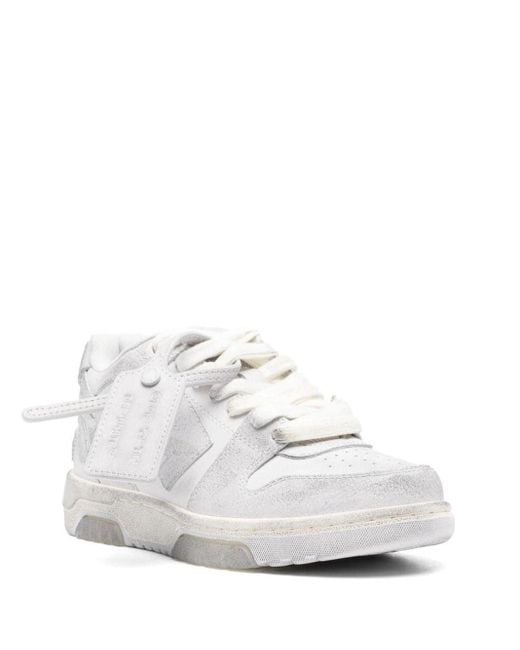 Off-White c/o Virgil Abloh Out Of Office Vintage Leather White Whit