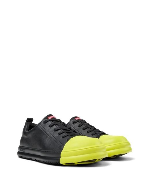 Camper Black Junction Runner Leather Sneakers for men