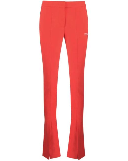 Off-White c/o Virgil Abloh Split-Hem Flared Trousers