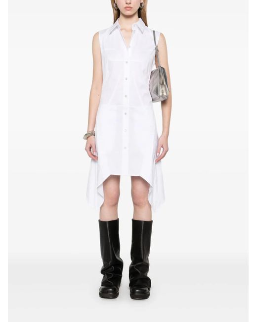 Helmut Lang White Dresses
