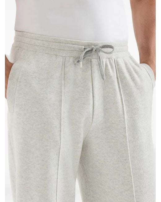 Brunello Cucinelli Gray Double Knit Trousers for men