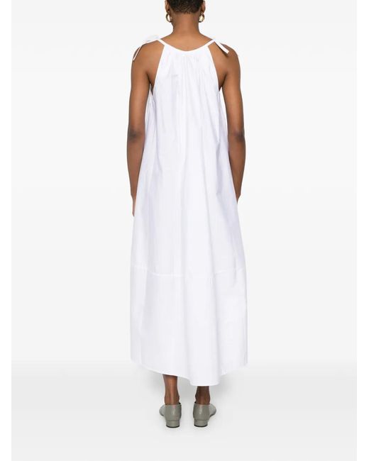 Co. White Tie-Strap Maxi Dress