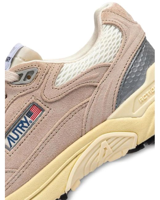 Autry Pink Baskets Hyperway Sneakers