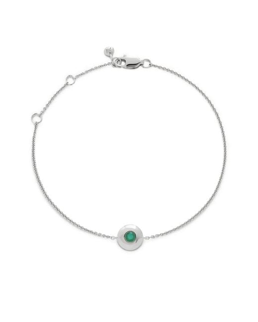 Monica Vinader White May Birthstone Bracelet