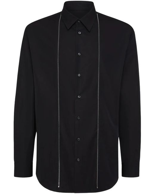 DSquared² Blue Appliqué Detailing Shirt for men