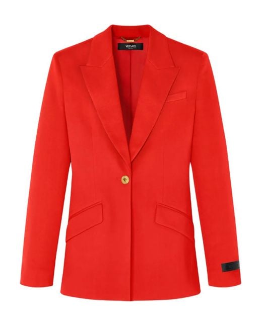 Versace シングルジャケット Red
