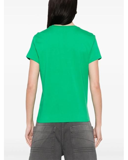 Polo Ralph Lauren Green Cotton Jersey Crewneck T-Shirt