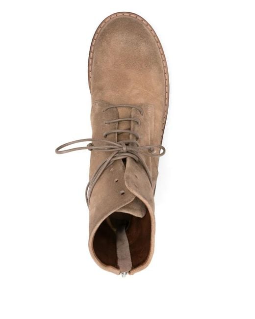 Marsèll スエード コンバットブーツ Brown