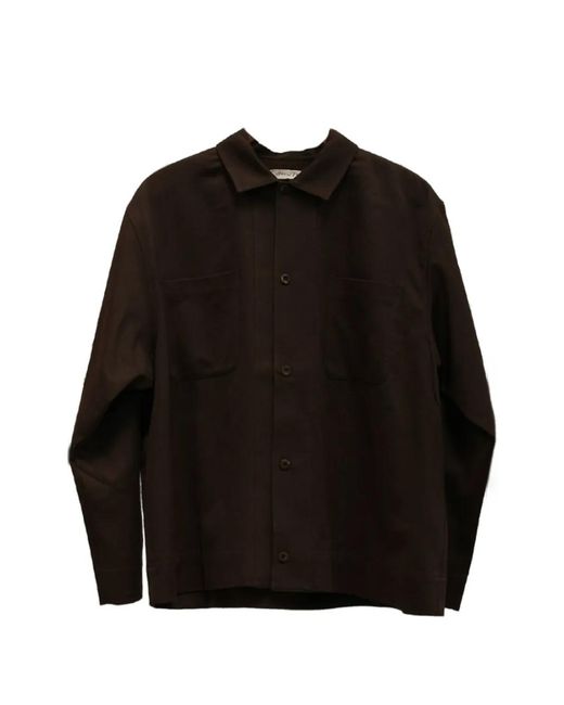 AVIVA JIFEI XUE Black Boxy Shirt