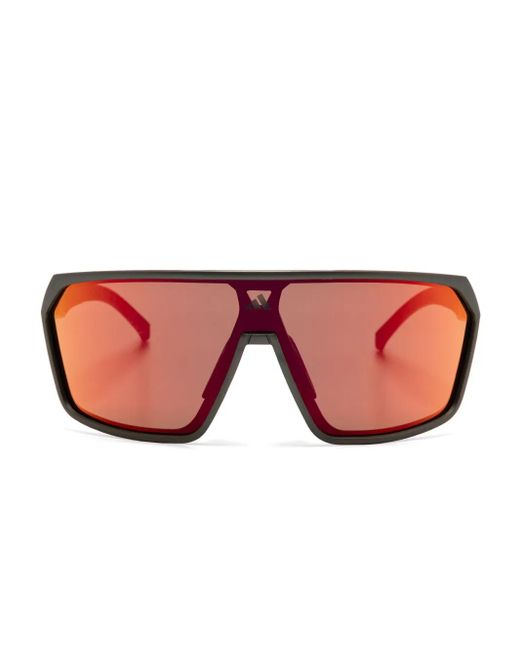 Adidas Pink Shield-Frame Sunglasses