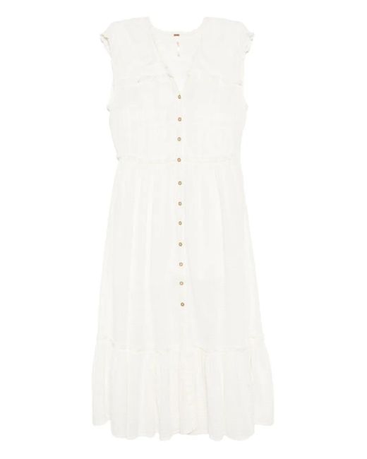 Robe Desert Dazed À Coupe Mi-Longue Free People en coloris White