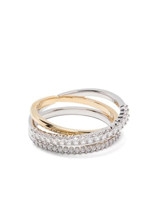 Swarovski White Hyperbola Ring