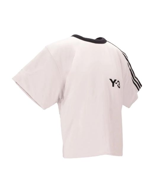 Adidas Pink Y-3 Padded Stripes T-Shirt