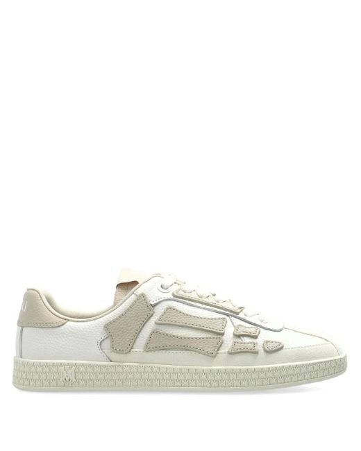 Amiri White Pacific Bones Sneakers