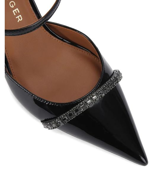 Kurt Geiger Black Crystal-Embellished Pumps
