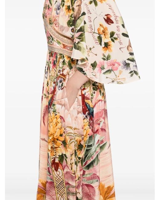 Camilla White Waisted Dress