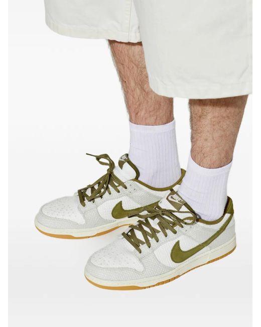 Nike White Dunk Low Retro Sneakers for men