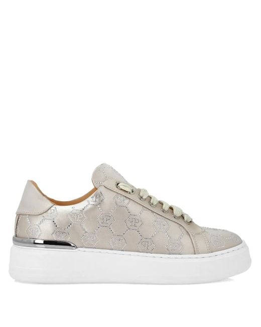 Philipp Plein モノグラム スニーカー Natural