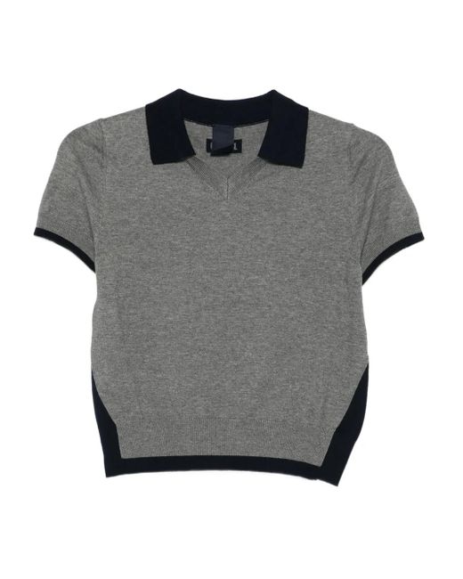 Top A Maniche Corte di Juun.J in Gray