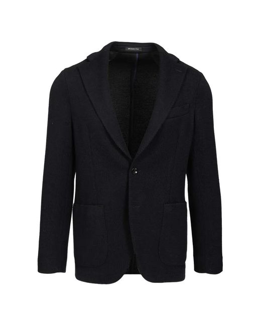 Al Duca D'aosta Blue Single-Breasted Blazer for men