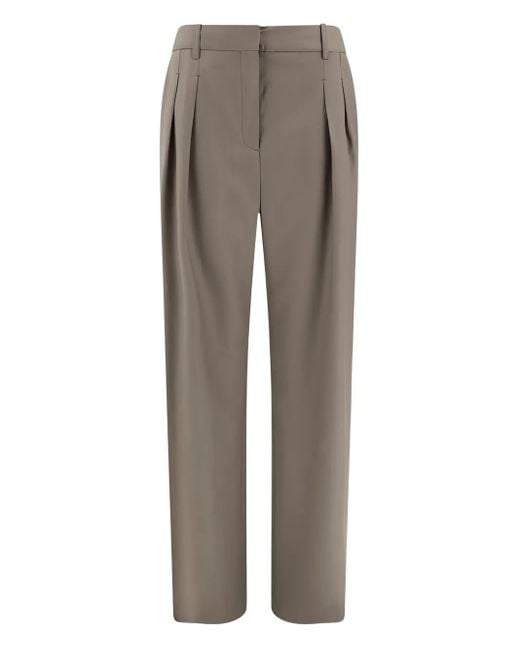 Loulou de Saison Wollen Broek in het Gray