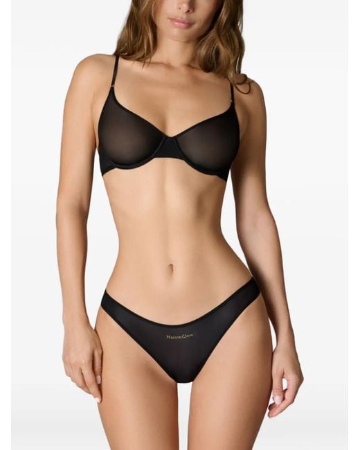 Maison Close Black Double Sens Bra
