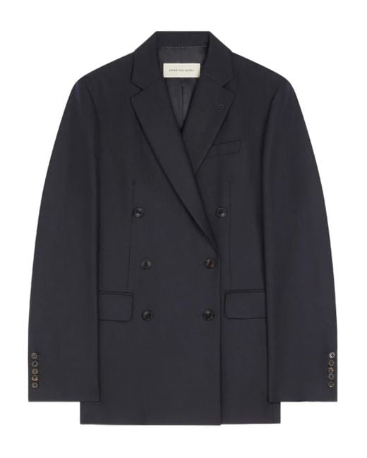 Dries Van Noten ダブルジャケット Blue