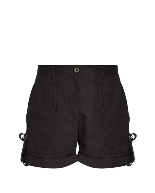 Isabel Marant Black Ring Detail Shorts