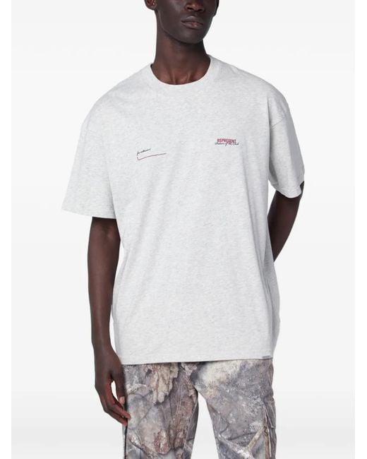 Represent White Patron Of The Club T-Shirt for men
