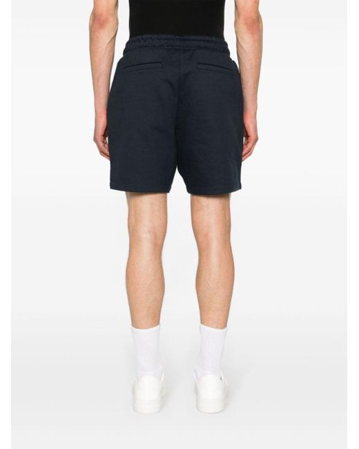 Michael Kors Blue Logo-embroidered Track Shorts for men