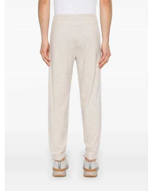 Bompard White Knitted Trousers for men