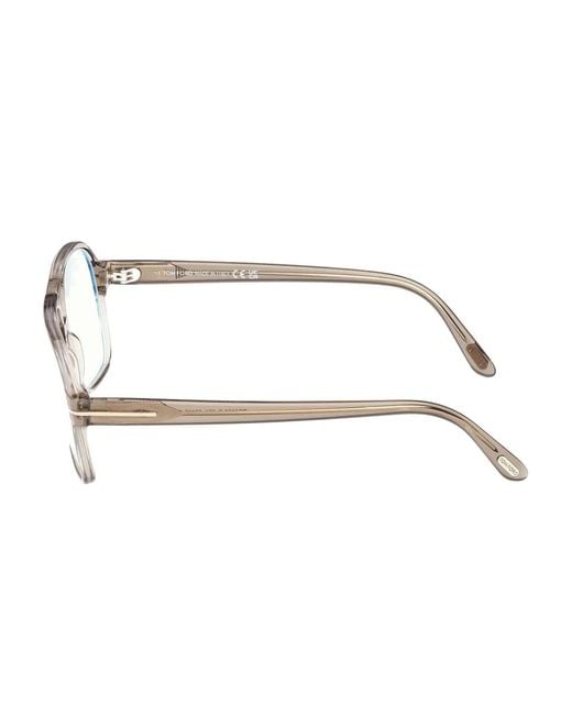 Tom Ford Natural Navigator-Frame Eyeglasses for men