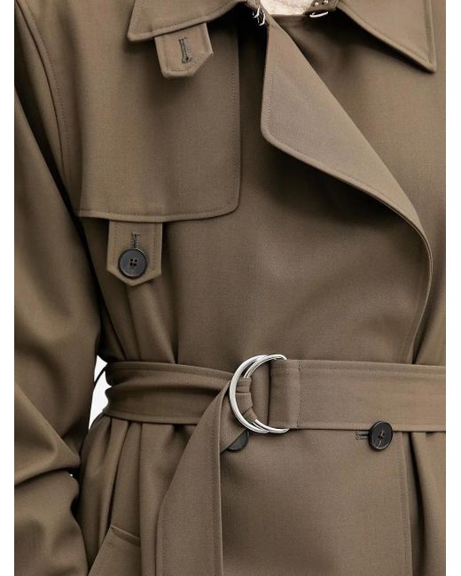 IRO ダブルブレスト トレンチコート Natural
