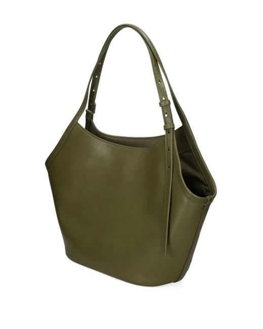 Kate Spade Green Deco Tulip Leather Tote Bag