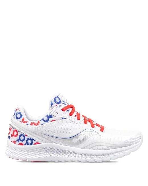Saucony White X Prinkshop Kinvara 11 Symbol-Print Sneakers