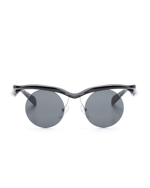 Prada Black Runway Semi-rimeless Frame Sunglasses
