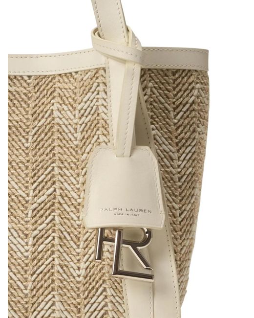 Borsa Tote Piccola di Ralph Lauren in Natural