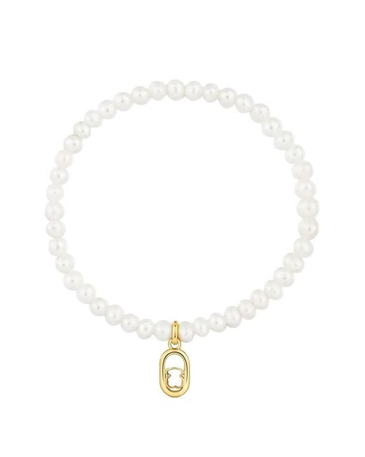 Tous White Bear-Embellishment Bracelet