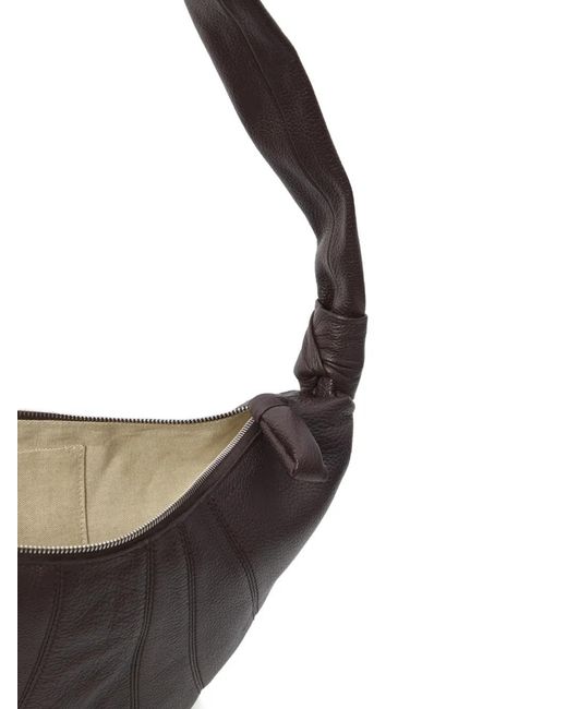Lemaire Gray Croissant Bag Medium