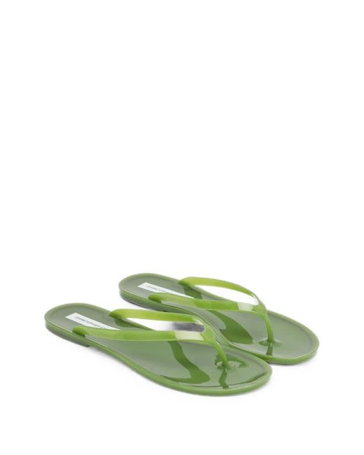 Christopher Esber Green Jo Jelly-Texture Flip Flops